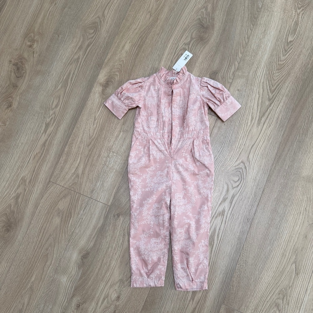 Janie and Jack floral JUMPSUIT